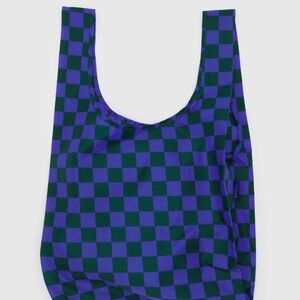 BAGGU: Iris Green Check Standard Reusable Bag💜